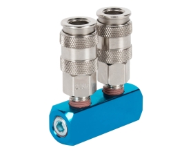 Разветвитель пневматический (1/4"; рапид EURO) WIEDERKRAFT WDK-82ML