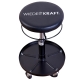 Ремонтный круглый табурет WIEDERKRAFT сиденье рабочее WDK-86020