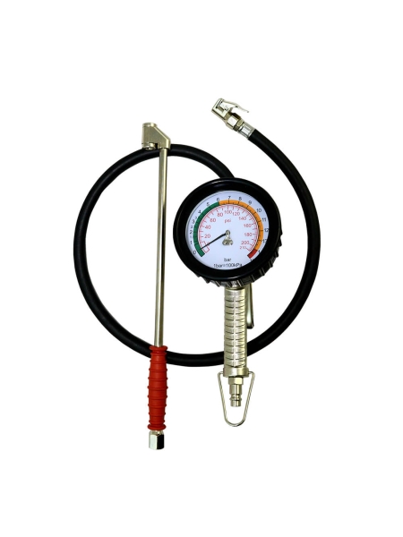 Пистолет для накачки шин WIEDERKRAFT с аналоговым манометром WDK-29110