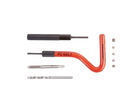 Набор для восстановления резьбы WIEDERKRAFT M4x0.7 12 предметов WDK-ST0407