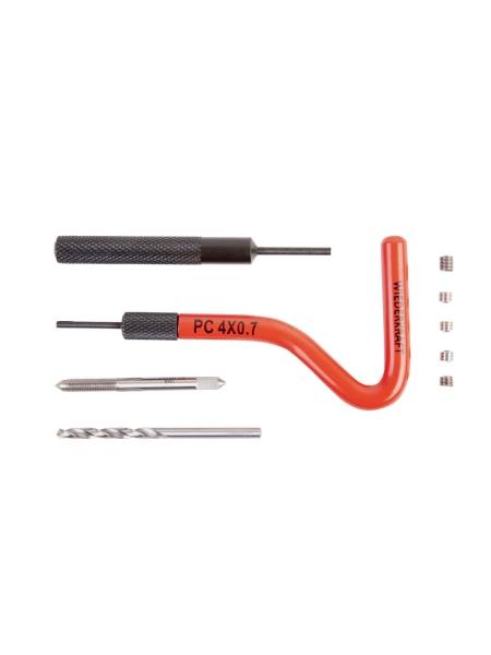 Набор для восстановления резьбы WIEDERKRAFT M4x0.7 12 предметов WDK-ST0407