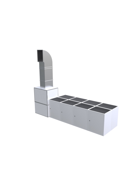 Шлифовальный стол на 8 мест WDK-GP8