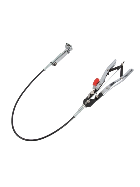 Клещи щипцы для пружинных хомутов с гибким захватом WIEDERKRAFT WDK-214340