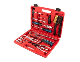 Набор инструментов для обслуживания тормозной системы WIEDERKRAFT, 15 предметов WDK-214600