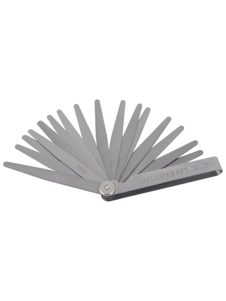 Набор щупов WIEDERKRAFT 0.05-1 мм, L-100 мм, 20 предметов WDK-MP20