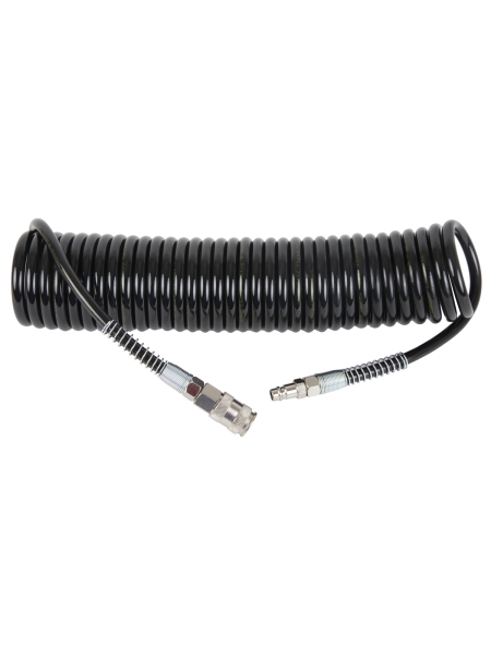 Шланг пневматический спиральный с БРС 8 м, 6.5х10 мм WIEDERKRAFT WDK-65758