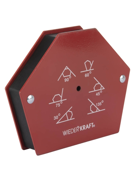 Магнит сварочный 30, 45, 60, 70, 90, 135 градусов, усилие 75Lbs WIEDERKRAFT WDK-65275
