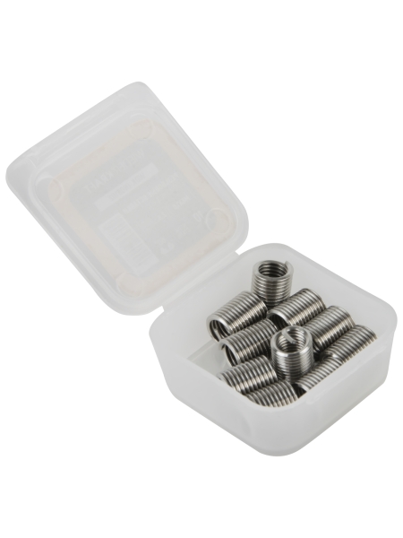 Резьбовые вставки WIEDERKRAFT M6x1,0, 2,5d, 10 предметов WDK-IN06102