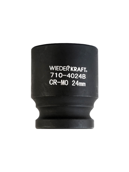 Головка торцевая ударная 6-гранная (24 мм; 1/2DR) WIEDERKRAFT WDK-710-4024