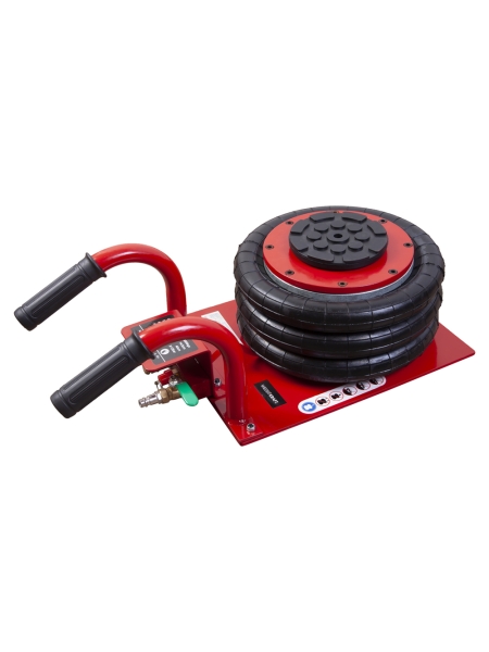 Пневматический домкрат WIEDERKRAFT 3т 145-440mm с короткими ручками, WDK-81813A