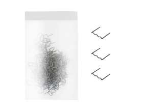 Скобы волнового типа для ремонта пластиковых деталей (0.8 мм, 100шт.) WIEDERKRAFT WDK-65084