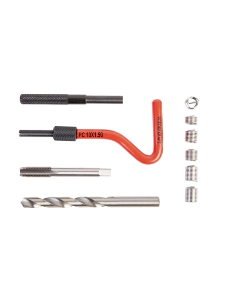 Набор для восстановления резьбы WIEDERKRAFT M10x1.5 16 предметов WDK-ST1015
