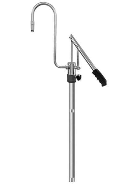 Маслораздаточный ручной насос WIEDERKRAFT без шланга, с лейкой для бочек WDK-940