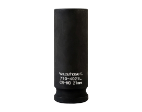 Головка торцевая ударная глубокая 6-гранная (21 мм; 1/2DR) WIEDERKRAFT WDK-710-4021L