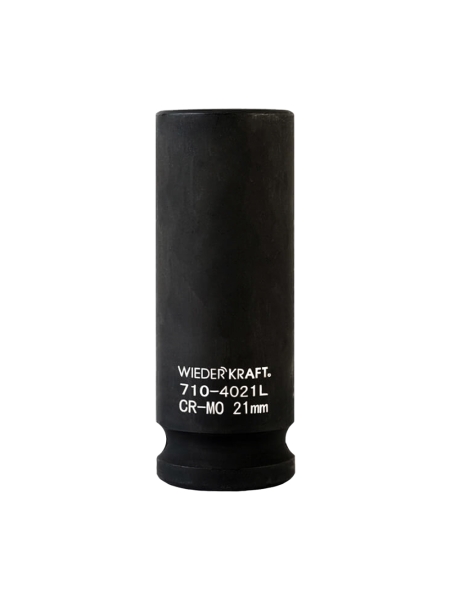 Головка торцевая ударная глубокая 6-гранная (21 мм; 1/2DR) WIEDERKRAFT WDK-710-4021L