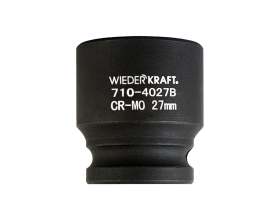 Головка торцевая ударная 6-гранная (27 мм; 1/2DR) WIEDERKRAFT WDK-710-4027