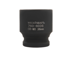 Головка ударная 6-гранная (36 мм; 3/4) WIEDERKRAFT WDK-760-6036