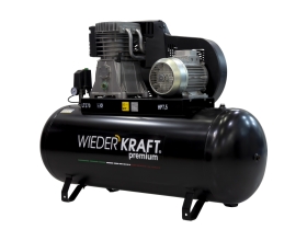 Профессиональный стационарный компрессор 270л WIEDERKRAFT WDK-92779