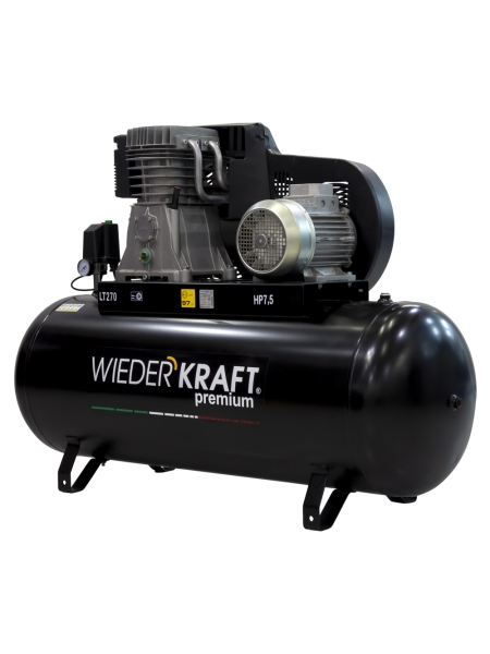 Профессиональный стационарный компрессор 270л WIEDERKRAFT WDK-92779