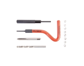 Набор для восстановления резьбы WIEDERKRAFT M5x0.8 12 предметов WDK-ST0508