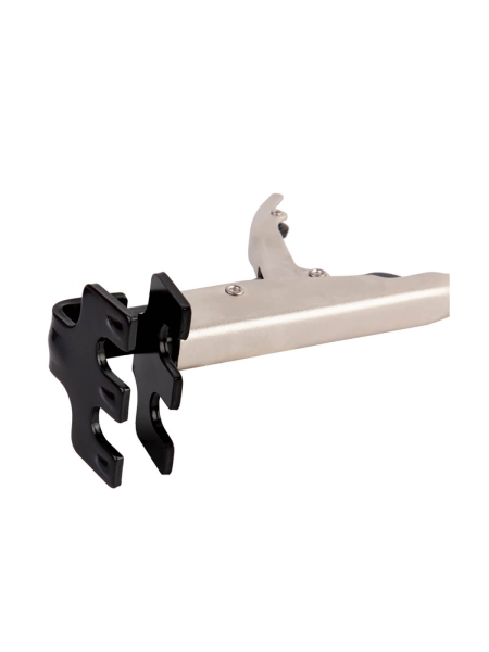 Плоский зажим WIEDERKRAFT с W-образным захватом, с фиксатором, 230 мм WDK-65010