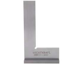 Поверочный угольник WIEDERKRAFT 90 градусов, 100x60x20x5 мм, класс 1 WDK-MR10060