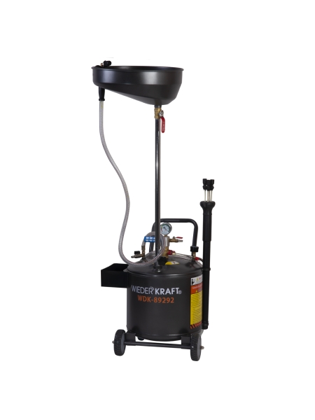 Маслосменная установка WIEDERKRAFT 40 л, с воронкой и откачкой через щуп WDK-89292