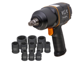 Пневматический ударный гайковерт с ударными головками WDK-20440SK