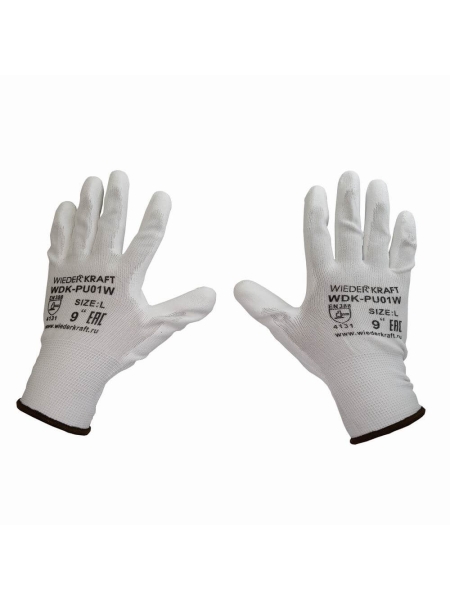 Перчатки защитные WDK-PU01W/XXL