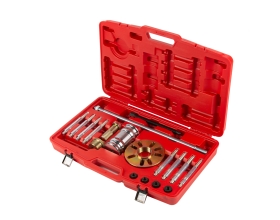 Универсальный съемник ступиц легковых автомобилей WIEDERKRAFT набор 18 предметов WDK-214350