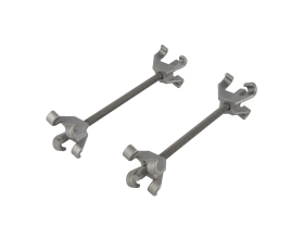 Съемник пружин со сдвоенными зацепами WIEDERKRAFT 380 мм WDK-214621A