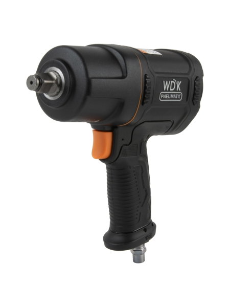 Пневматический ударный гайковерт WIEDERKRAFT 1/2", 1750 Нм, композитный корпус WDK-20450