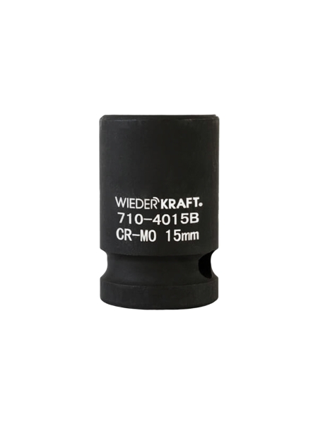 Головка торцевая ударная 6-гранная (15 мм; 1/2DR) WIEDERKRAFT WDK-710-4015