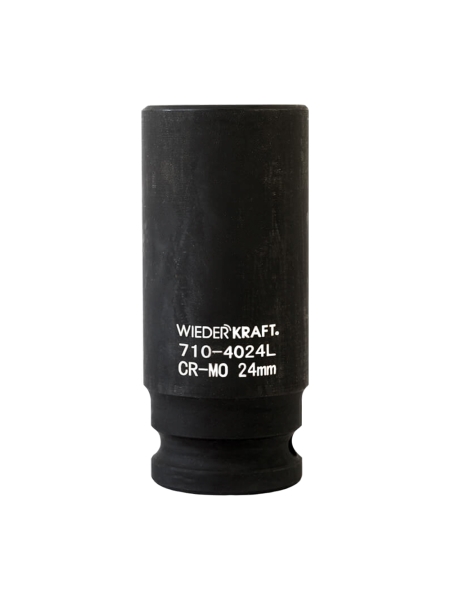Головка торцевая ударная глубокая 6-гранная (24 мм; 1/2DR) WIEDERKRAFT WDK-710-4024L