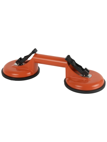 Стеклодомкрат WIEDERKRAFT двойной, вакуумная присоска 80 кг, металлический корпус WDK-65610