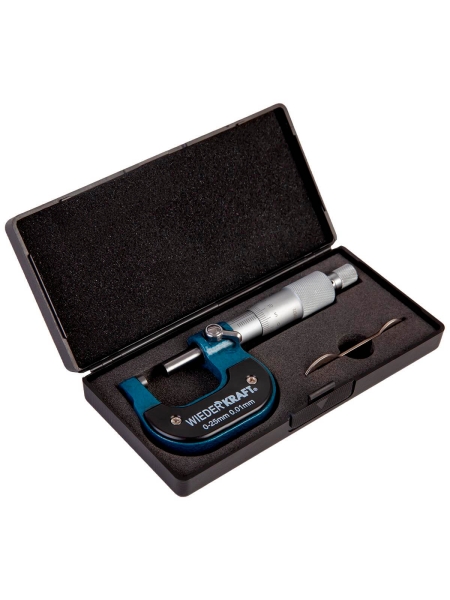 Микрометр нониусный 0-25 мм, 0.01 мм, WDK-MM2501