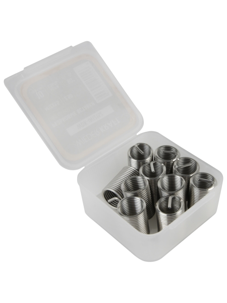 Резьбовые вставки WIEDERKRAFT M12x1,5, 2,5d, 10 предметов WDK-IN12152