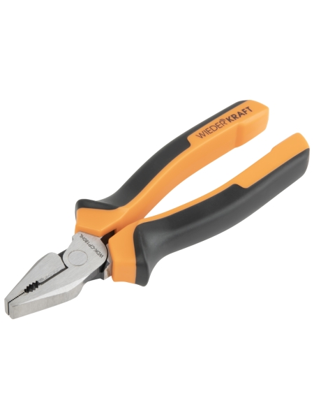 Плоскогубцы WIEDERKRAFT с двухкомпонентной рукоятью, 180 мм WDK-CP180HL