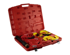 Усиленный съемник пружин WIEDERKRAFT 5 пар захватов, для сжатия и сборки/разборки стоек амортизаторов автомобилей WDK-214029A