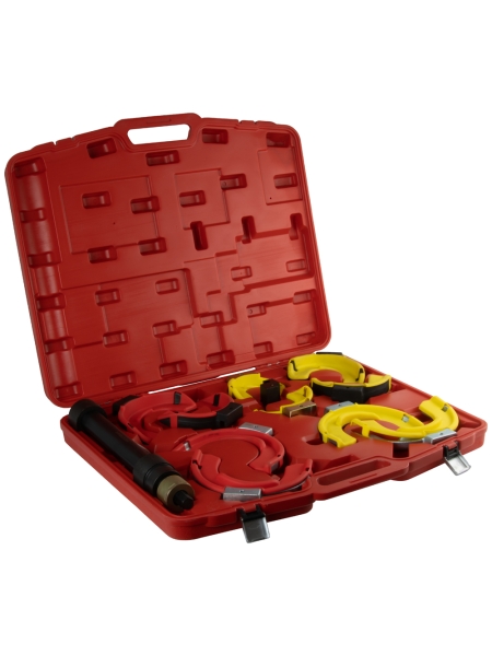 Усиленный съемник пружин WIEDERKRAFT 5 пар захватов, для сжатия и сборки/разборки стоек амортизаторов автомобилей WDK-214029A