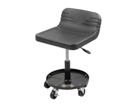 Рабочий стул для автослесаря WIEDERKRAFT с лотком для инструмента, табурет механика, сиденье для детейлера с микролифтом, стул мастерской WDK-86021