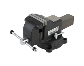 Профессиональные слесарные тиски WIEDERKRAFT поворотные, с наковальней, 100 мм WDK-BV100