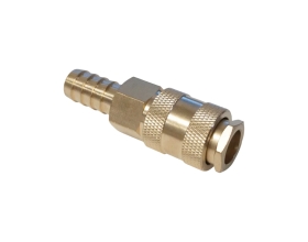 Быстроразъемное соединение пневматическое WIEDERKRAFT елочка под шланг 12 мм; латунь WDK-40SHB