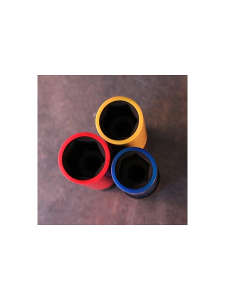 Набор ударных головок тонкостенных (3 шт, 1/2", 17-21 мм) с увеличенным рабочим ресурсом WIEDERKRAFT WDK-703HD