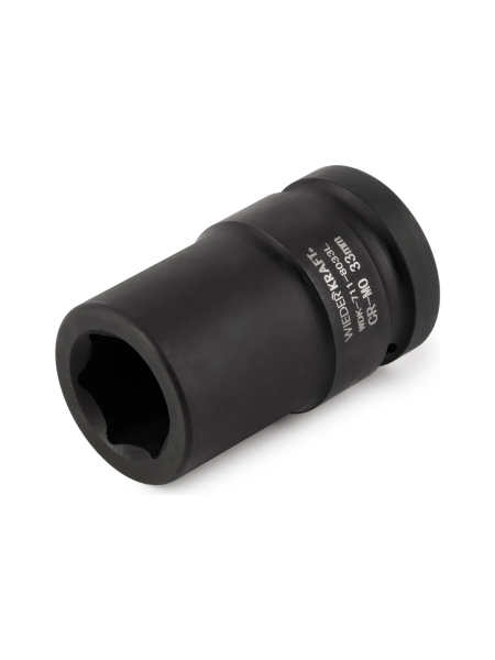 Головка торцевая ударная глубокая 6-гранная (33 мм; 1") WIEDERKRAFT WDK-711-8033L