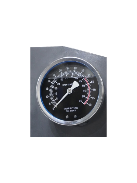 Гидравлический пресс WIEDERKRAFT 50 т, с ручным и пневмоприводом WDK-HP500A