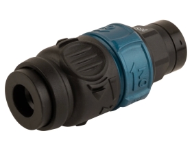 Композитное пневматическое быстроразъемное соединение WIEDERKRAFT с предохранителем, внутренняя резьба F1/4 WDK-820SFS
