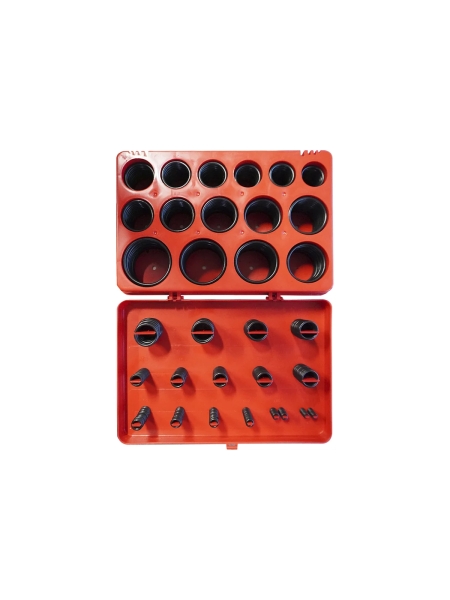 Набор уплотнительных колец KRAFTAIR резиновых, черных, 382 шт WDK-214046