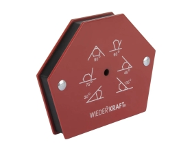 Магнит сварочный 30, 45, 60, 70, 90, 135 градусов, 50Lbs WIEDERKRAFT WDK-65950