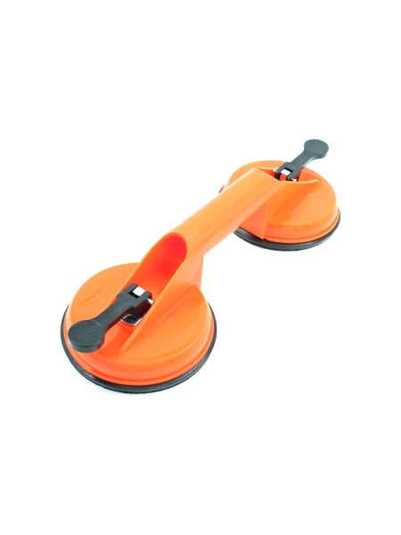 Стеклодомкрат WIEDERKRAFT двойной, вакуумная присоска 80 кг, металлический корпус WDK-65610